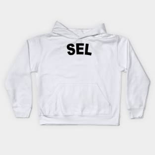 SEL Bold Black Kids Hoodie